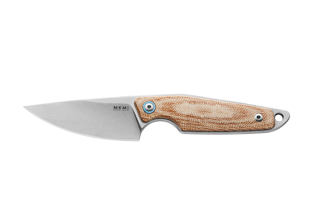 MKM Makro 1 Micarta Natural - Droppoint