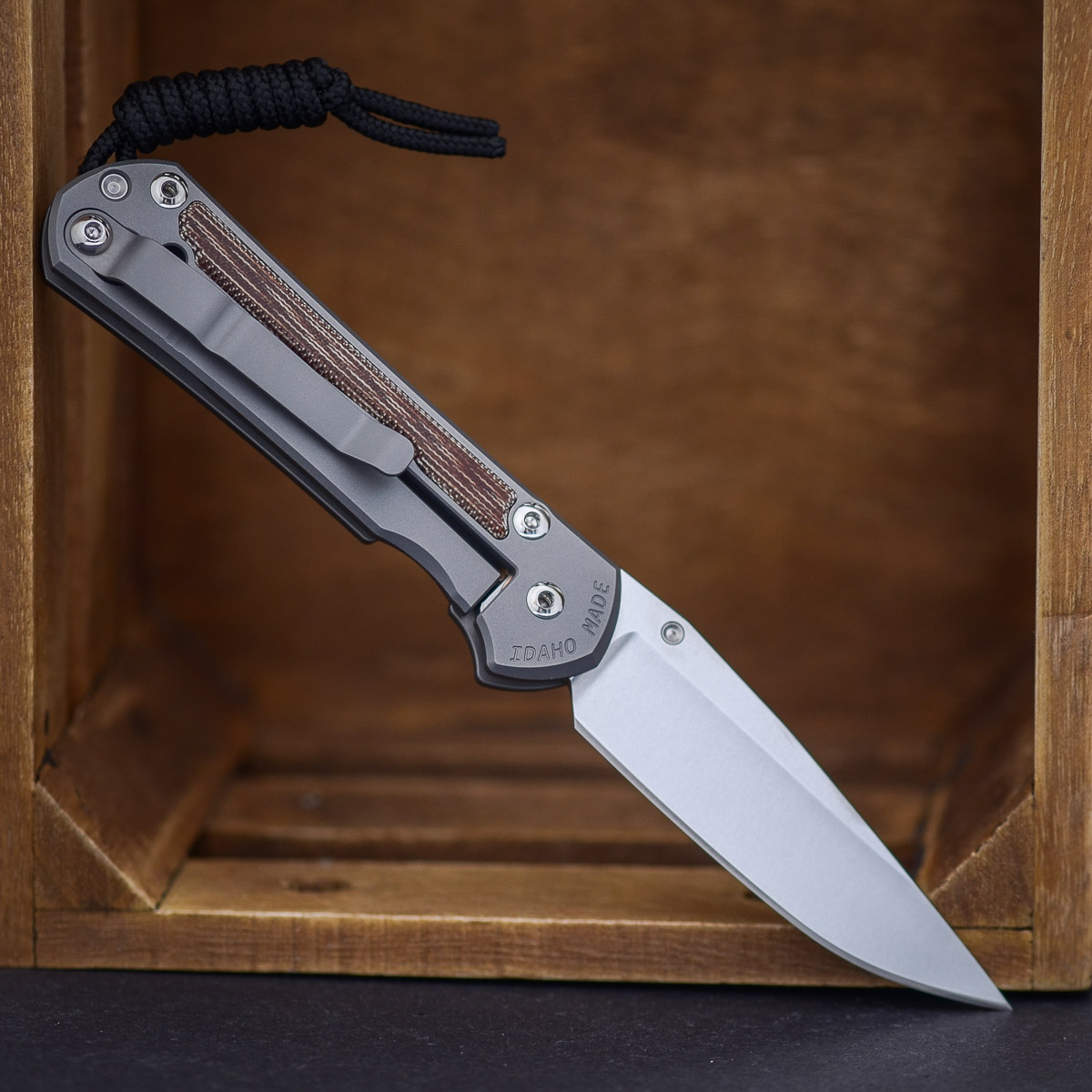 Chris Reeve Sebenza Micarta Natural Glass Blasted   – Bild 4