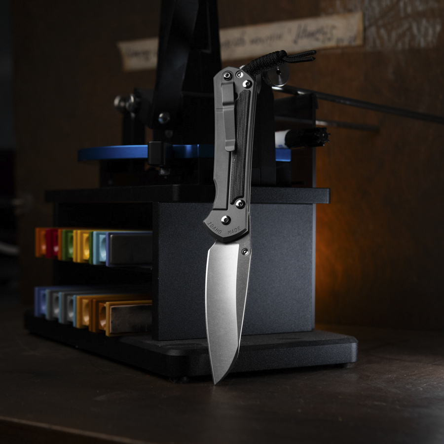 Chris Reeve Sebenza Micarta Schwarz Glass Blasted  – Bild 4