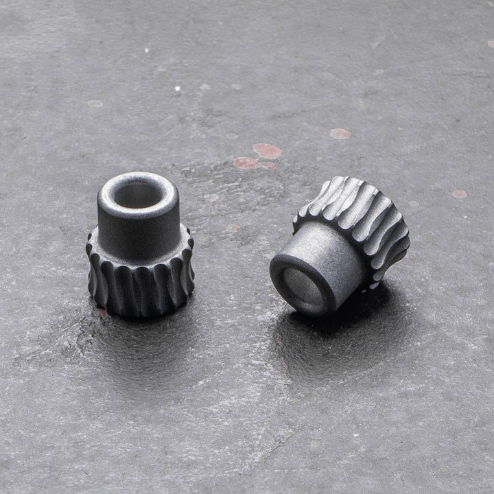 Daily Customs Simple Bead Twisted Concave Ti Daily Customs Simple Bead Twisted Concave Ti