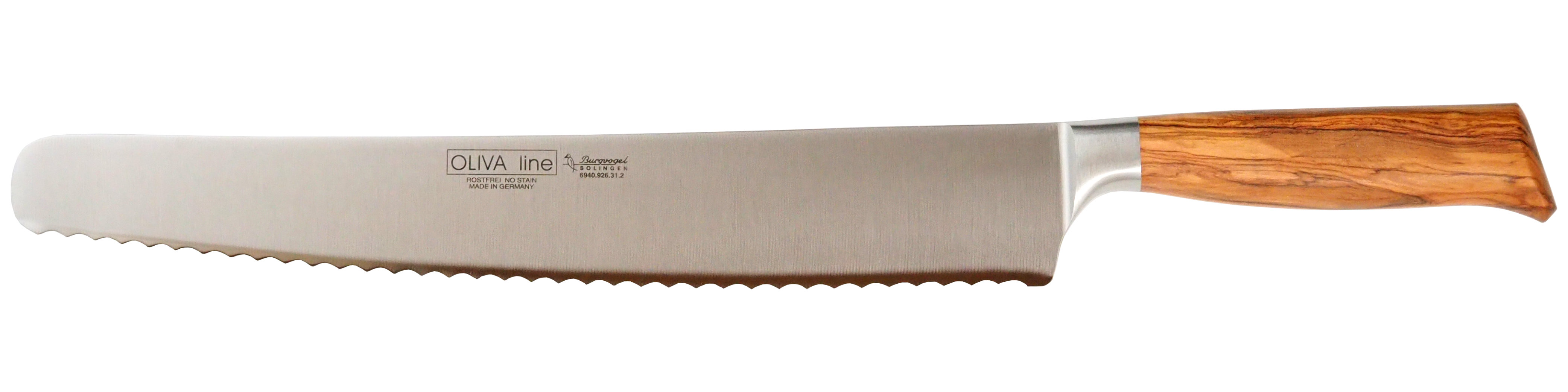 Burgvogel Olivia Bread Knife 31 cm (Italian blade shape) Klinge, Waffe, Messer, Dolch