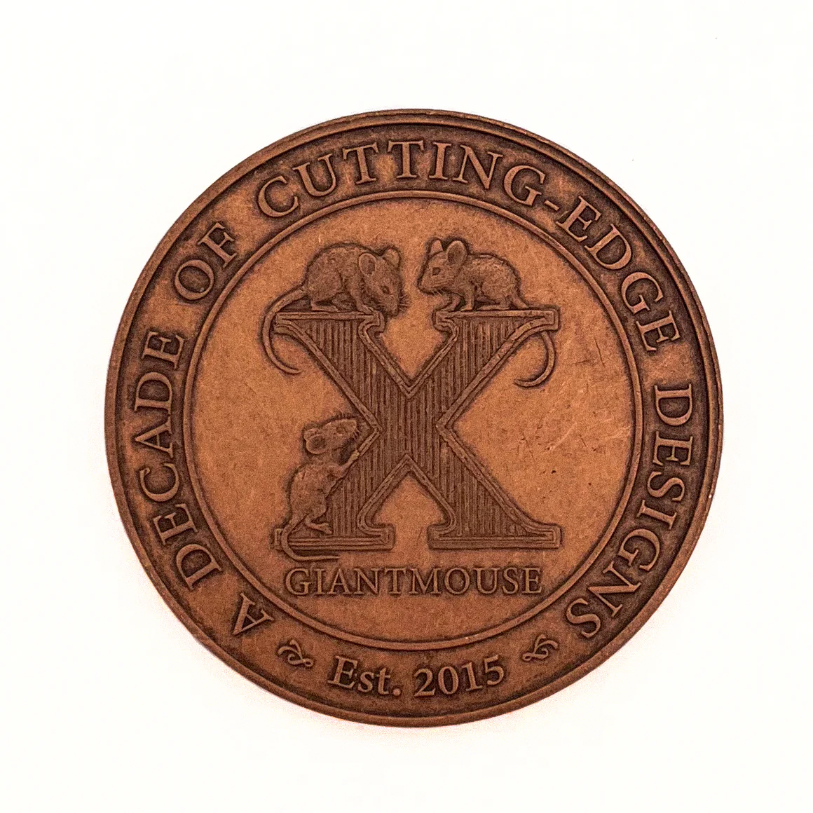 Giantmouse 10 Year Jubilee Coin Giantmouse 10 Year Jubilee Coin