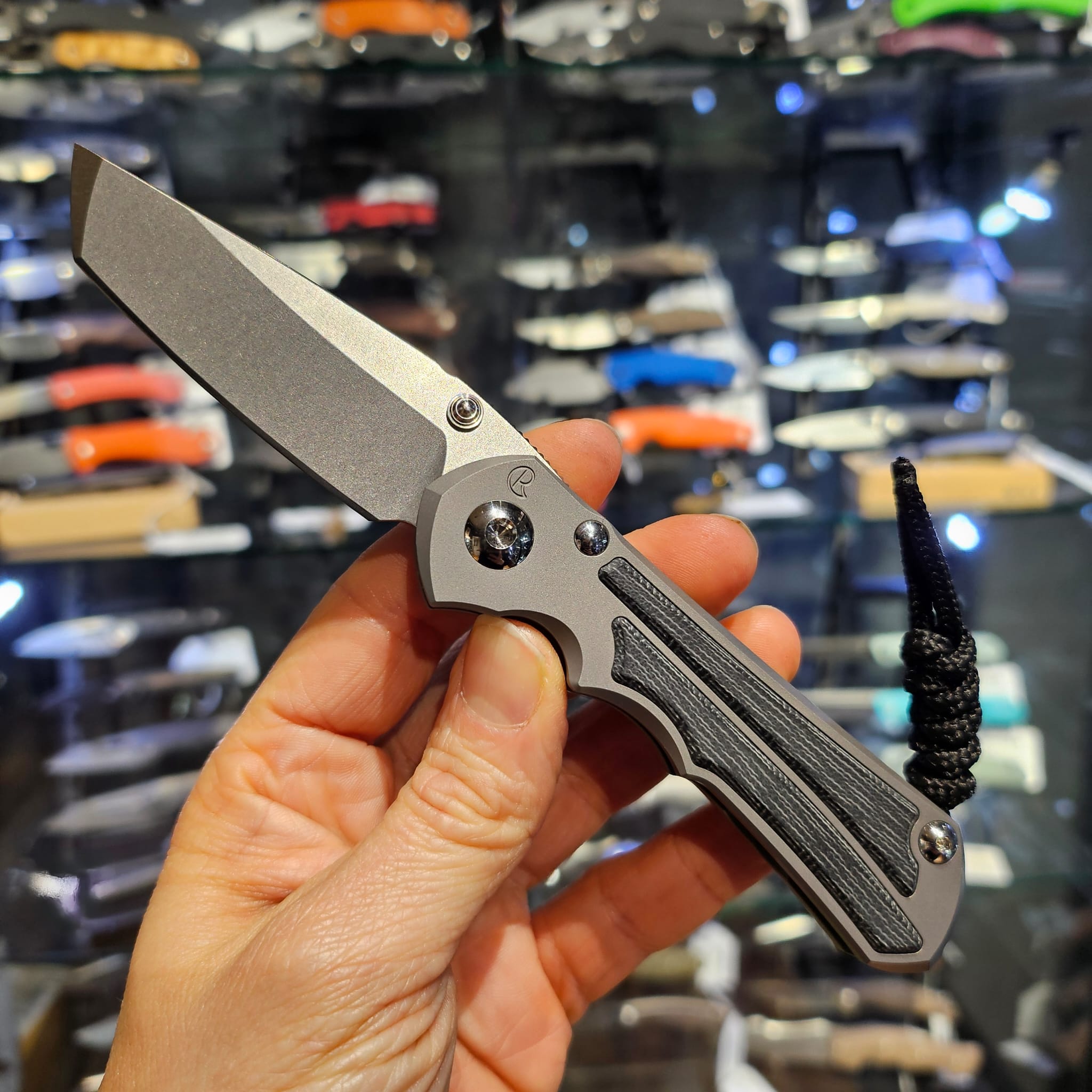 Chris Reeve Inkosi Micarta Schwarz Glass Blasted (Chris Reeve Knives, SIN-1132) – Bild 1