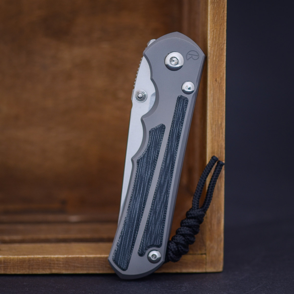 Chris Reeve Inkosi Micarta Schwarz Glass Blasted – Bild 2
