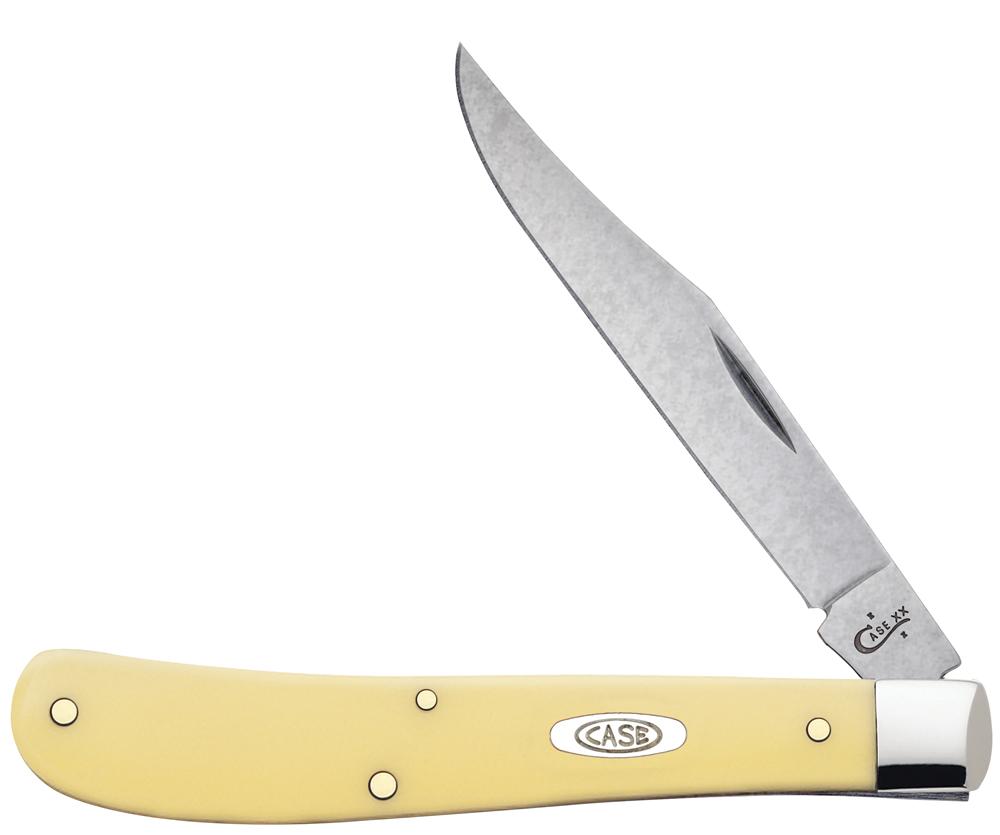 Case Slimline Trapper Yellow Synthetic Smooth 