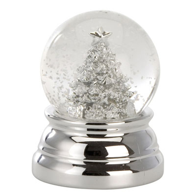 Snow globe fir tree small 6.5 cm