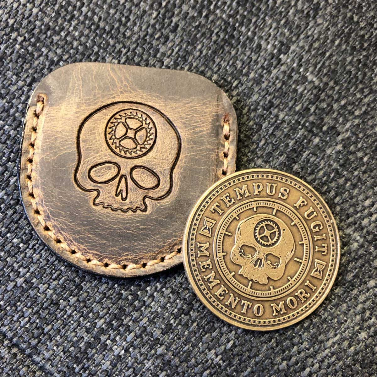 CarpeDiemLeder Carpe Diem EDC Leder Hülle für Coins